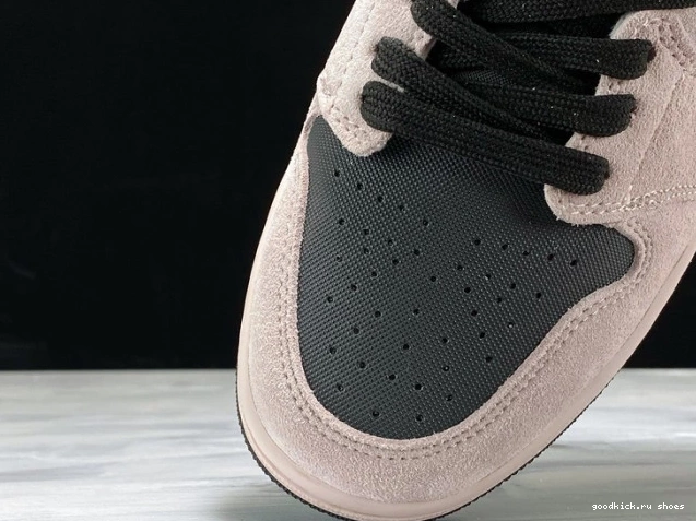 Rep BQ6472-602 Mid Powder Air Jordan Dirty (W) Iridescent 1 0806